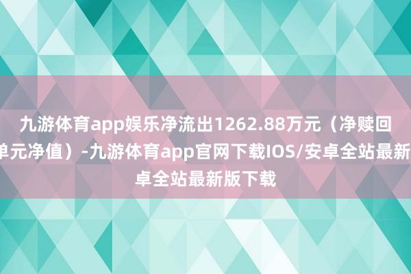 九游体育app娱乐净流出1262.88万元（净赎回份额*单元净值）-九游体育app官网下载IOS/安卓全站最新版下载