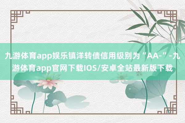 九游体育app娱乐镇洋转债信用级别为“AA-”-九游体育app官网下载IOS/安卓全站最新版下载