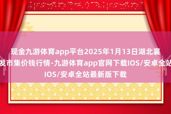 现金九游体育app平台2025年1月13日湖北襄樊市蔬菜批发市集价钱行情-九游体育app官网下载IOS/安卓全站最新版下载
