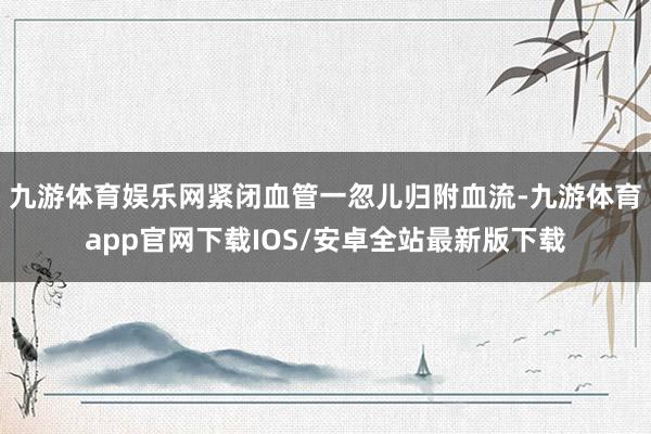 九游体育娱乐网紧闭血管一忽儿归附血流-九游体育app官网下载IOS/安卓全站最新版下载